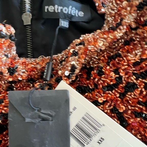 RETROFETE Xi Sequined Top: Ombré Noise - Picture 12 of 12